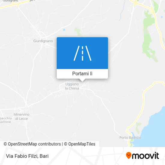 Mappa Via Fabio Filzi