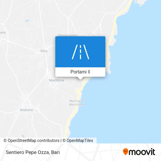 Mappa Sentiero Pepe Ozza