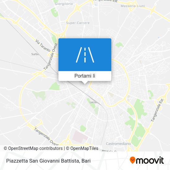 Mappa Piazzetta San Giovanni Battista