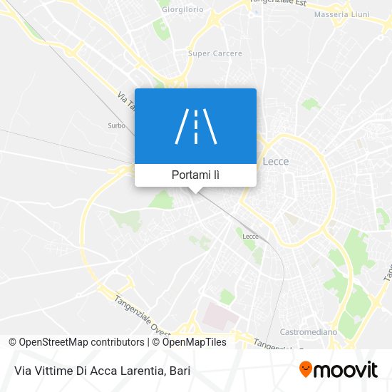 Mappa Via Vittime Di Acca Larentia