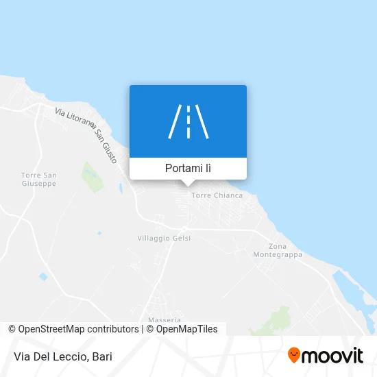 Mappa Via Del Leccio