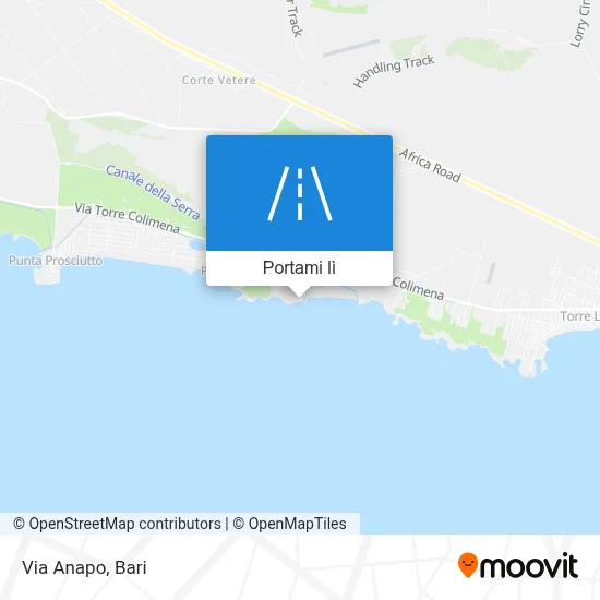 Mappa Via Anapo