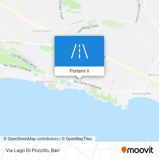 Mappa Via Lago Di Pozzillo