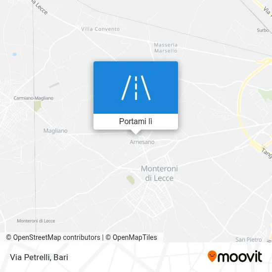 Mappa Via Petrelli