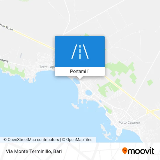 Mappa Via Monte Terminillo