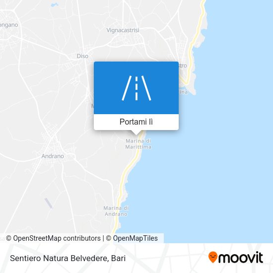 Mappa Sentiero Natura Belvedere