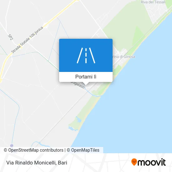 Mappa Via Rinaldo Monicelli