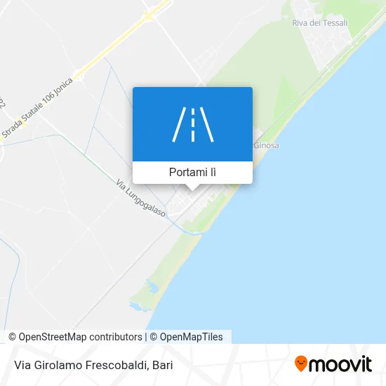 Mappa Via Girolamo Frescobaldi