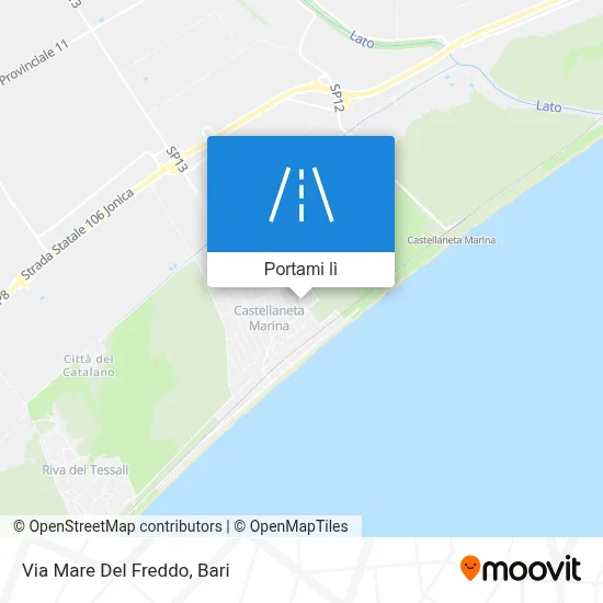 Mappa Via Mare Del Freddo