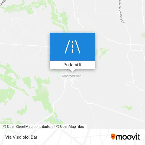 Mappa Via Visciolo