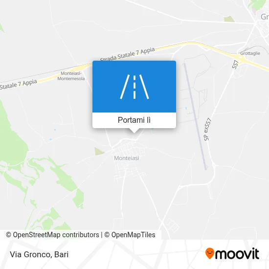 Mappa Via Gronco