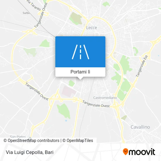 Mappa Via Luigi Cepolla