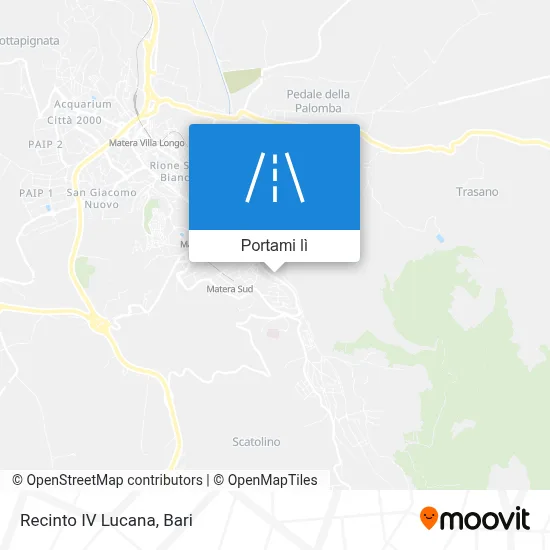Mappa Recinto IV Lucana