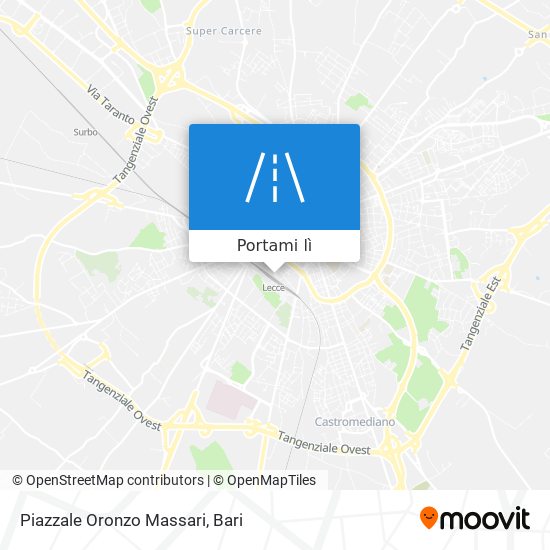 Mappa Piazzale Oronzo Massari