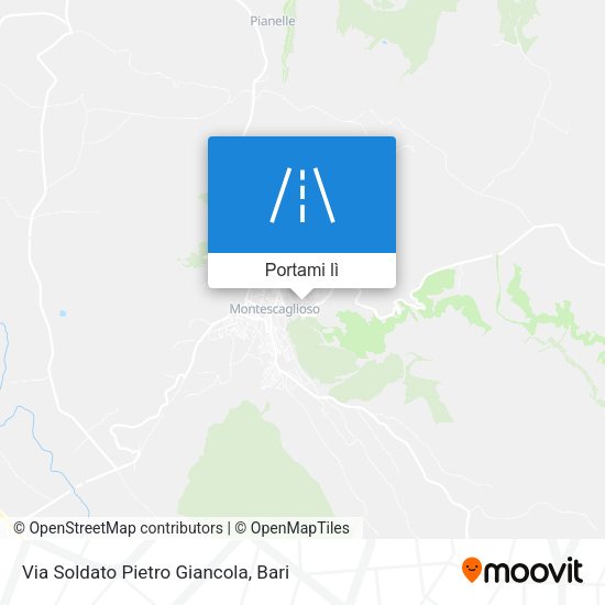 Mappa Via Soldato Pietro Giancola