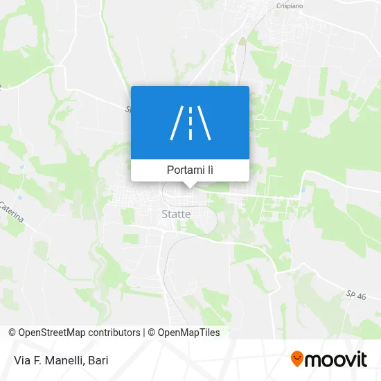Mappa Via F. Manelli