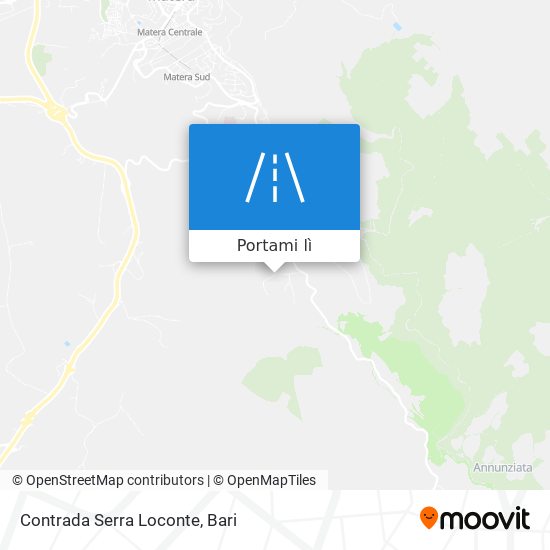 Mappa Contrada Serra Loconte