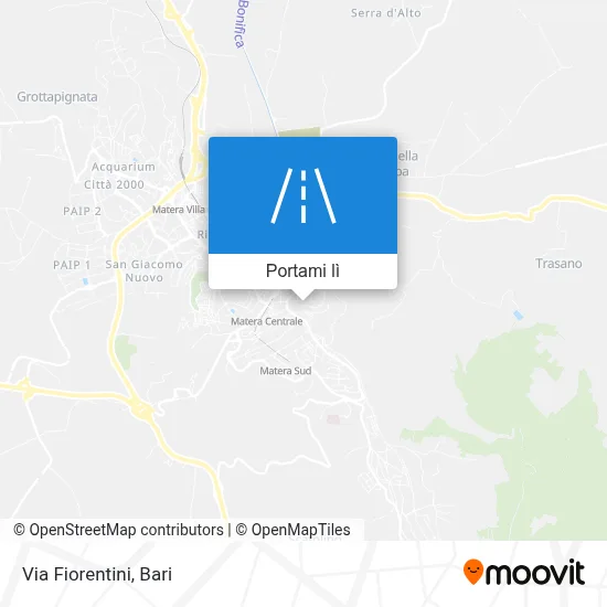 Mappa Via Fiorentini