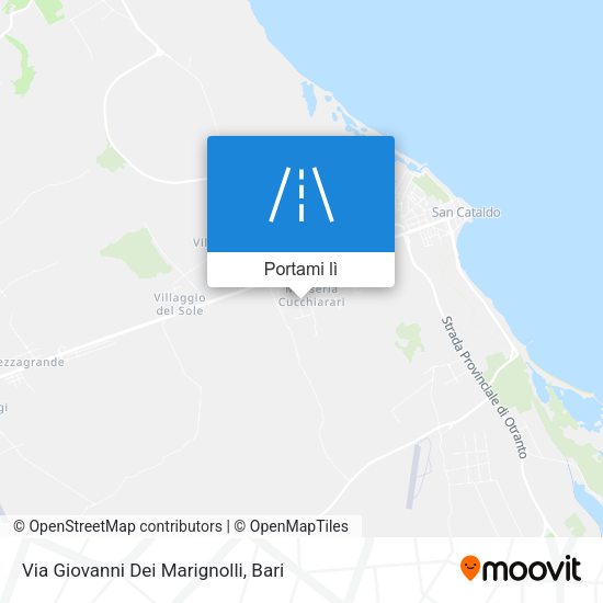 Mappa Via Giovanni Dei Marignolli