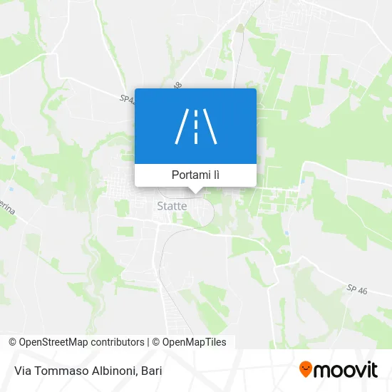 Mappa Via Tommaso Albinoni