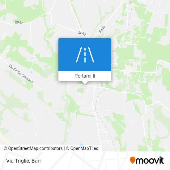 Mappa Via Triglie