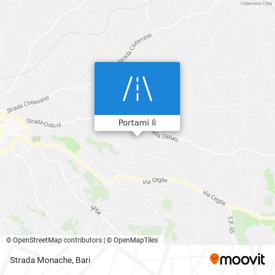 Mappa Strada Monache