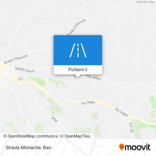 Mappa Strada Monache