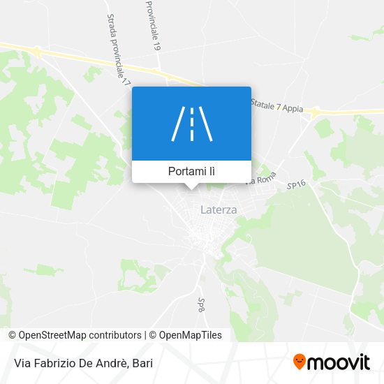 Mappa Via Fabrizio De Andrè
