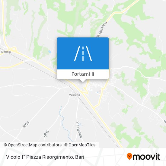Mappa Vicolo I° Piazza Risorgimento