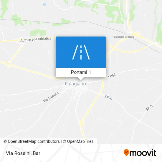 Mappa Via Rossini