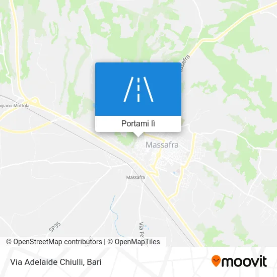 Mappa Via Adelaide Chiulli