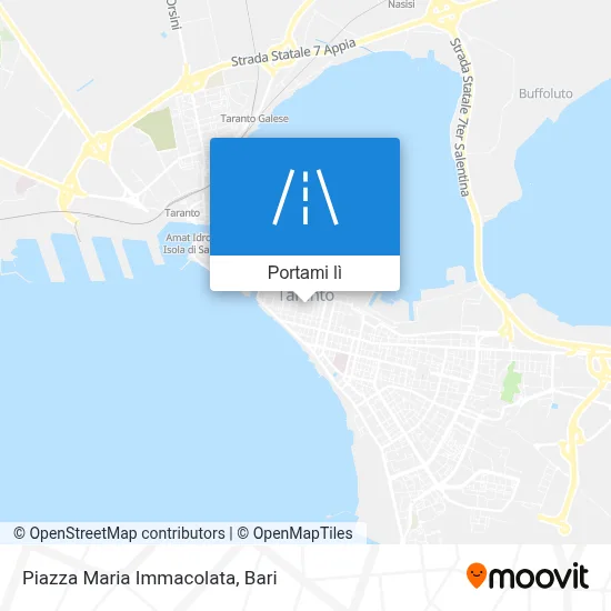 Mappa Piazza Maria Immacolata