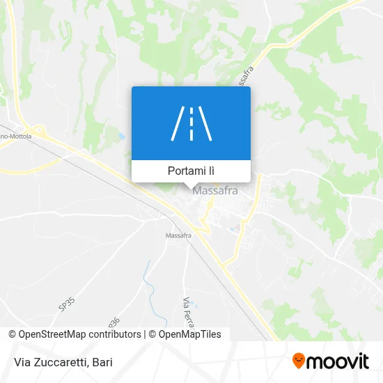 Mappa Via Zuccaretti
