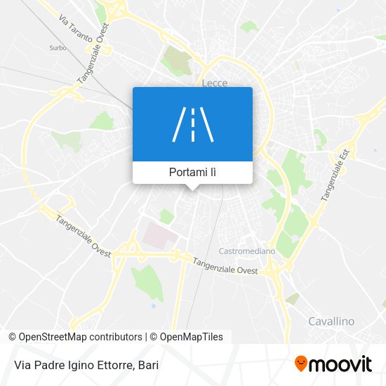 Mappa Via Padre Igino Ettorre