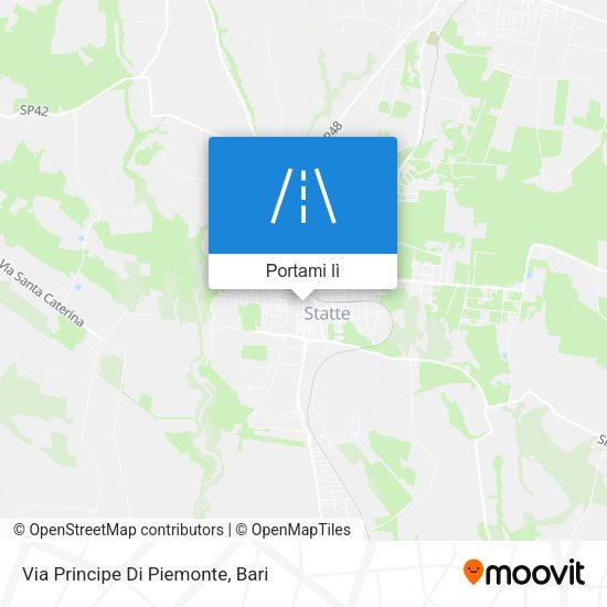 Mappa Via Principe Di Piemonte