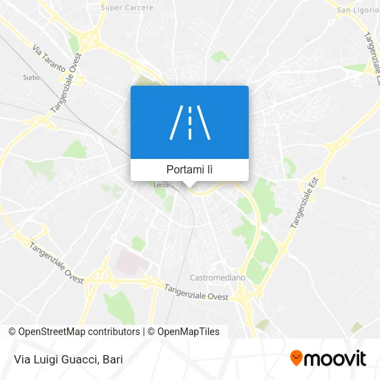Mappa Via Luigi Guacci