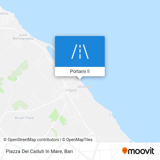 Mappa Piazza Dei Caduti In Mare
