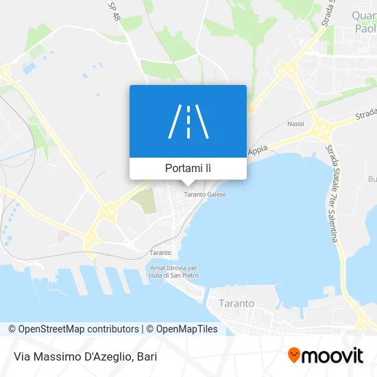 Mappa Via Massimo D'Azeglio