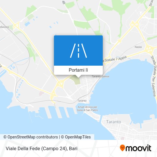 Mappa Viale Della Fede (Campo 24)