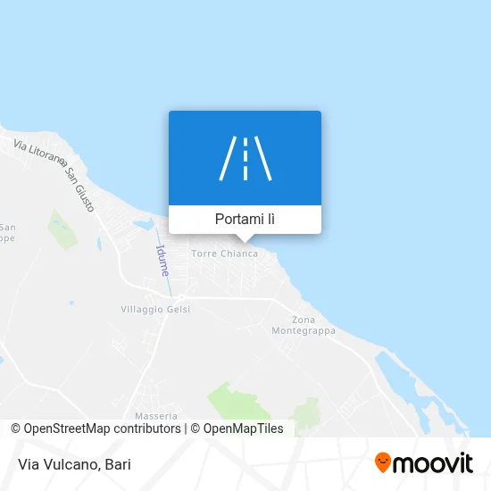 Mappa Via Vulcano