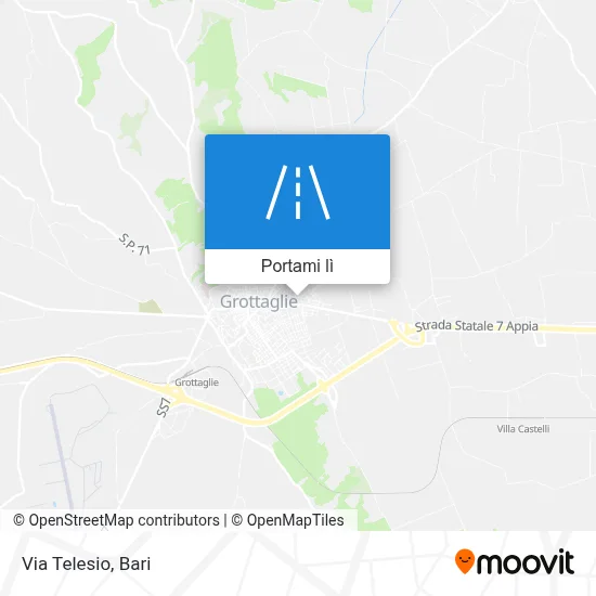 Mappa Via Telesio