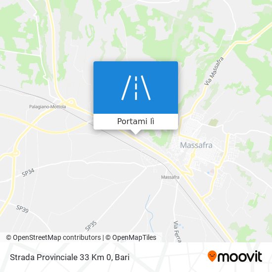 Mappa Strada Provinciale 33 Km 0