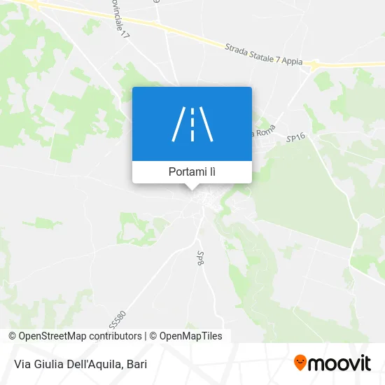 Mappa Via Giulia Dell'Aquila