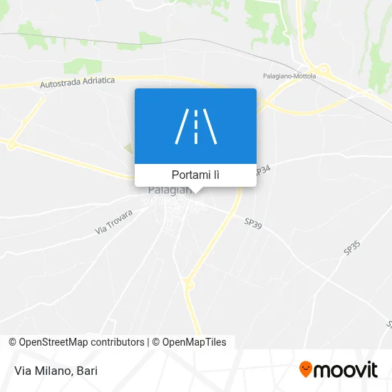 Mappa Via Milano