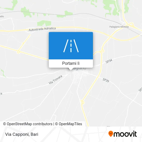 Mappa Via Capponi
