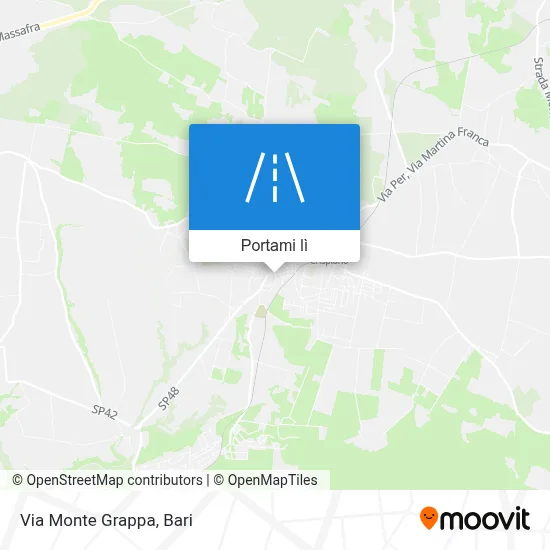Mappa Via Monte Grappa