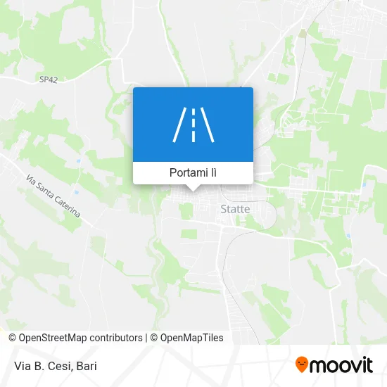 Mappa Via B. Cesi