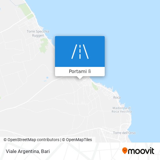 Mappa Viale Argentina