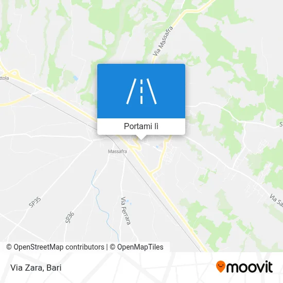 Mappa Via Zara