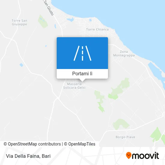 Mappa Via Della Faina